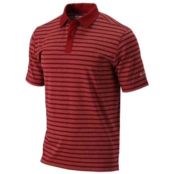 Columbia Golf Omni-Wick Gamer, Polo Rojos Para Hombre | 164395-UEK